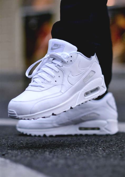 white Air Max 90 men's